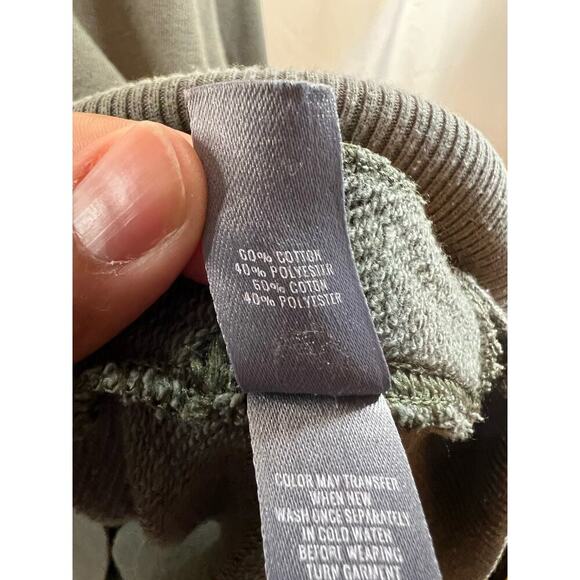 Arie Green Pullover Sweater w/Pockets Size Medium - Picture 4 of 5